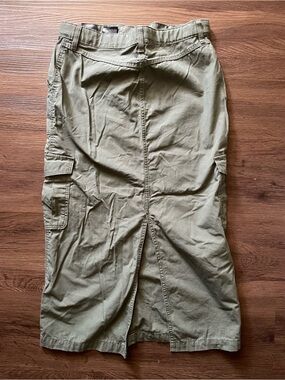 H&M Olive Utility Skirt